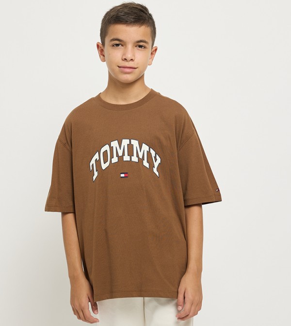 Logo Printed Crew Neck T-shirt