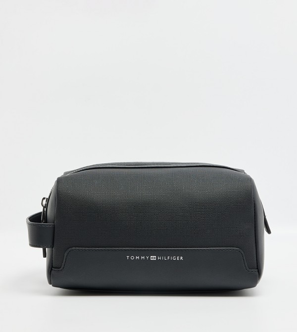 Logo Detail Modern Toiletry Bag