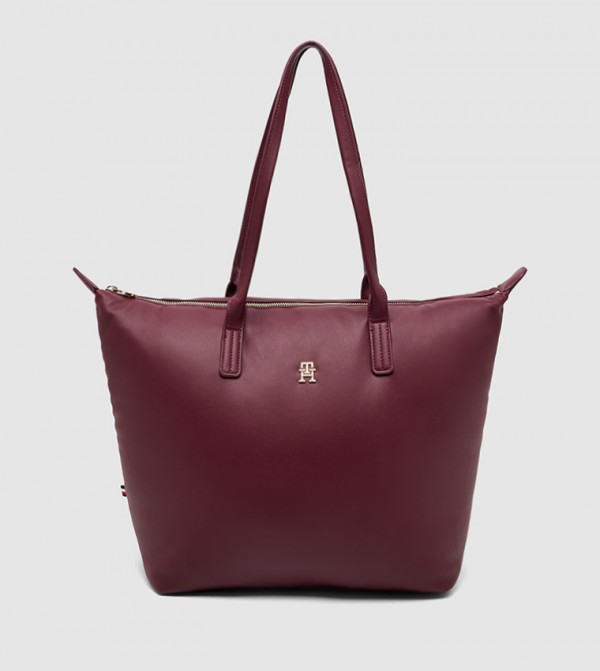 Monogram Detail Tote Bag