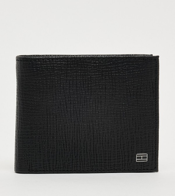 Textured Bi-Fold Wallet