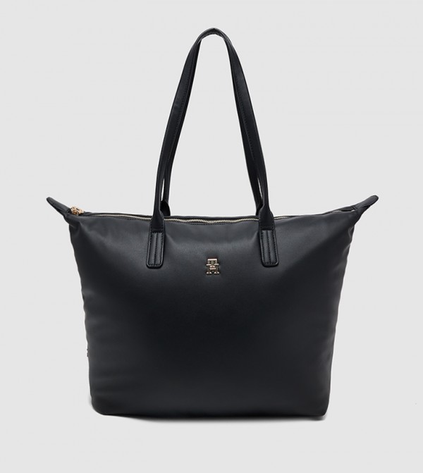 Monogram Detail Tote Bag