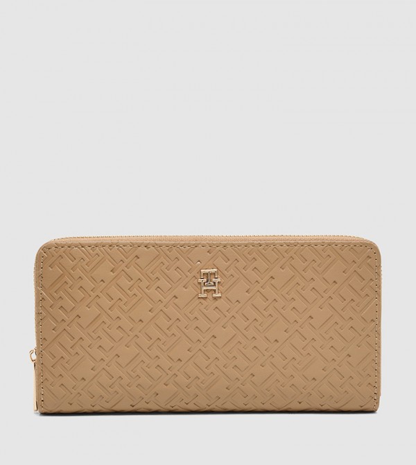 ICON Monogram Patterned Zip-Around Long Wallet