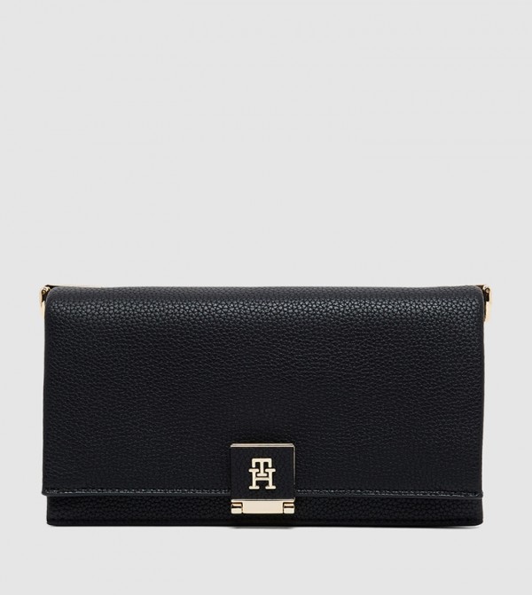 Logo Detail Flap Crossbody Bag