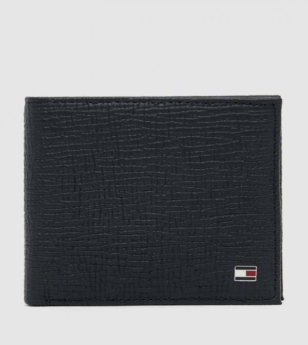 Textured Bi-Fold Wallet