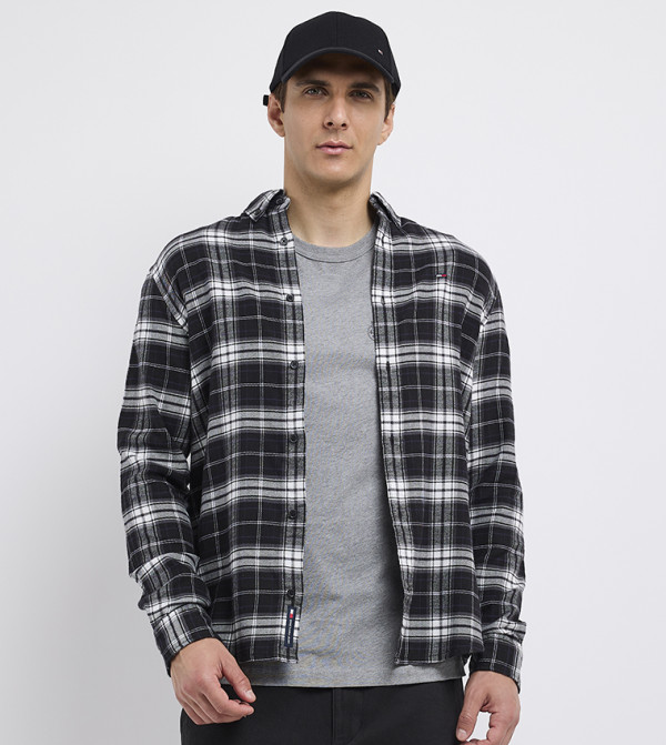 Plaid Long Sleeves Shirt