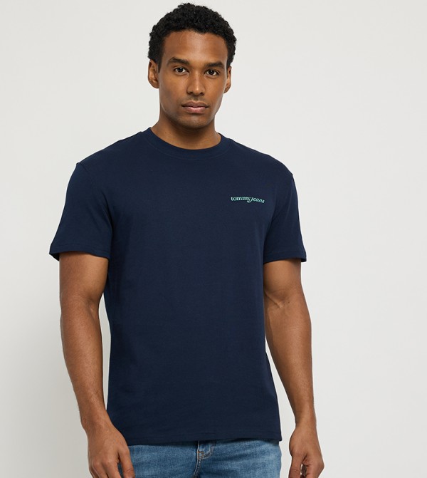 Monotype Detail Crew Neck T-Shirt