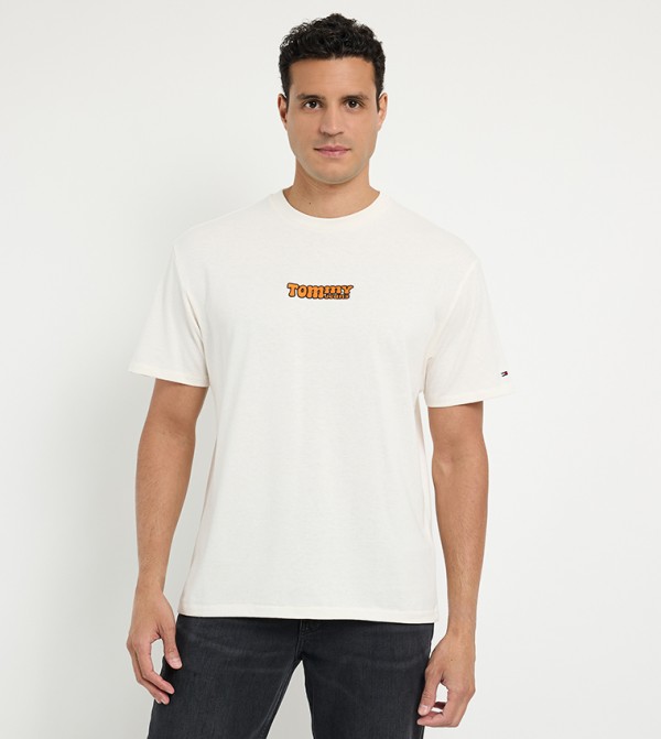 Logo Embroidered Short Sleeves T-Shirt