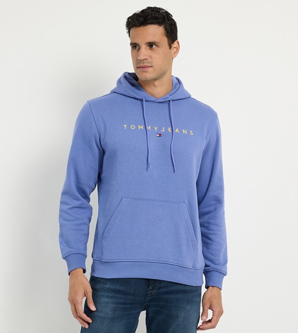 Logo Embroidered Long Sleeves Hoodie