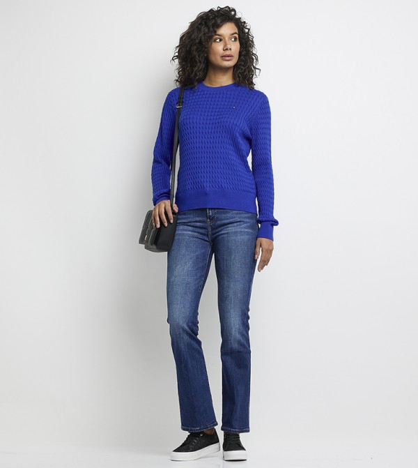 DOREEN Faded Flared Jeans