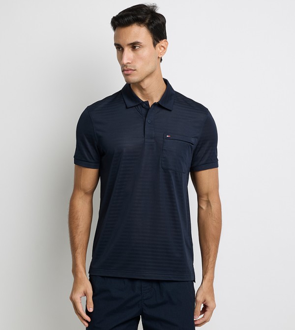 Logo Embroidered Short Sleeves Polo T-Shirt