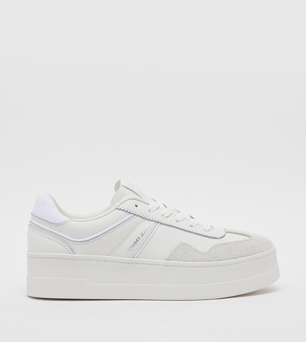Logo Printed Lace-Up Sneakers