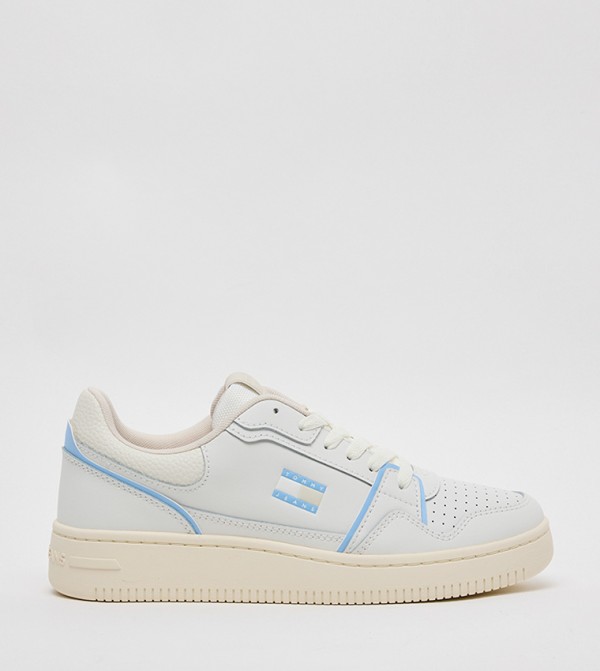 Textured Low-Top Sneakers