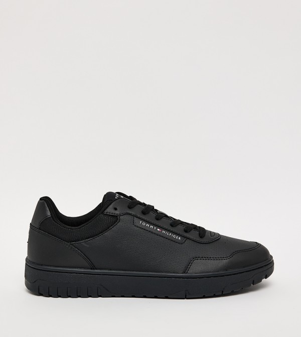 Logo Detail Lace-Up Sneakers