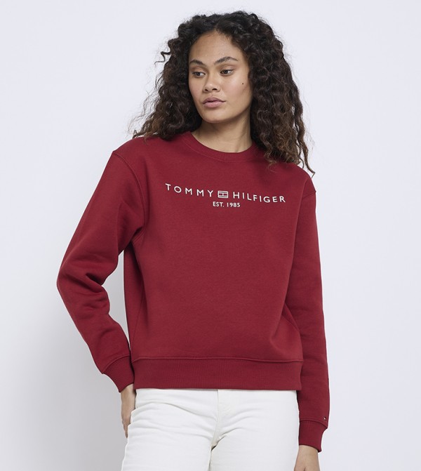 Logo Printed Crew Neck Sweatshirt