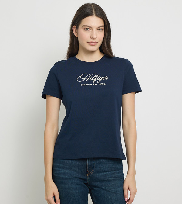 Logo Embroidered Short Sleeves T-Shirt