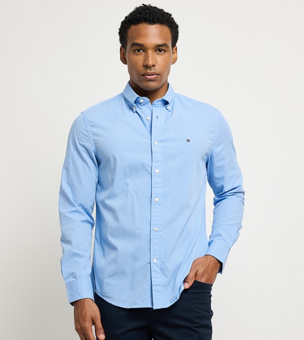 Flag Detail Long Sleeves Shirt