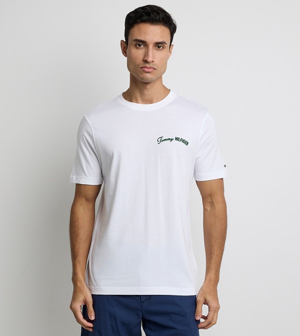 Logo Detail Crew Neck T-Shirt