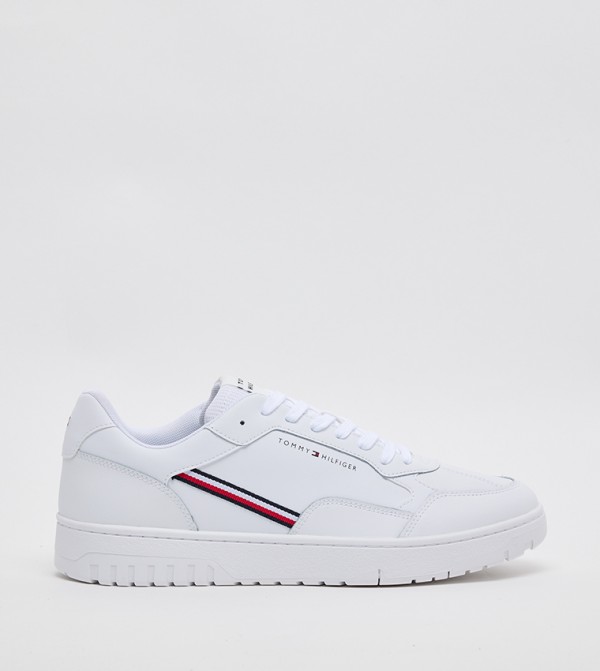 CORE Striped Low-Top Basketball Sneakers