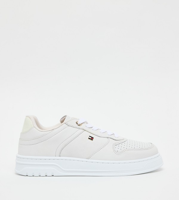Textured Cupsole Sporty Sneakers