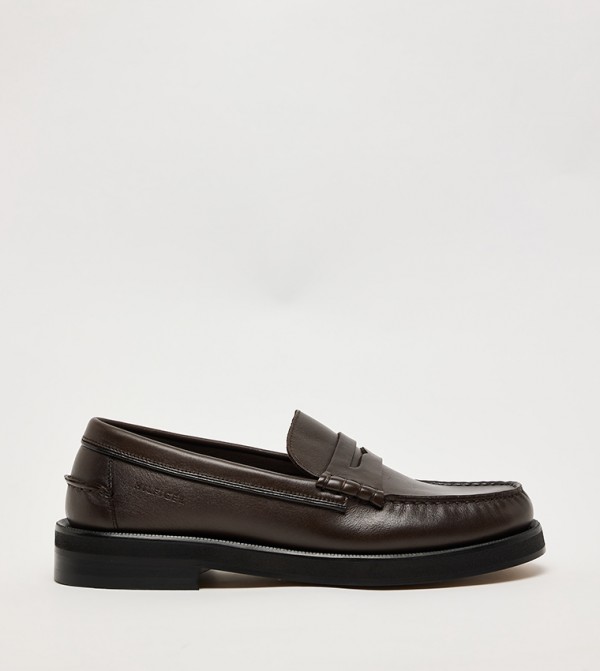 Round Toe Classic Slip-On Loafers