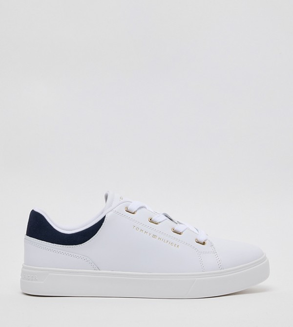 Textured Low-Top Sneakers