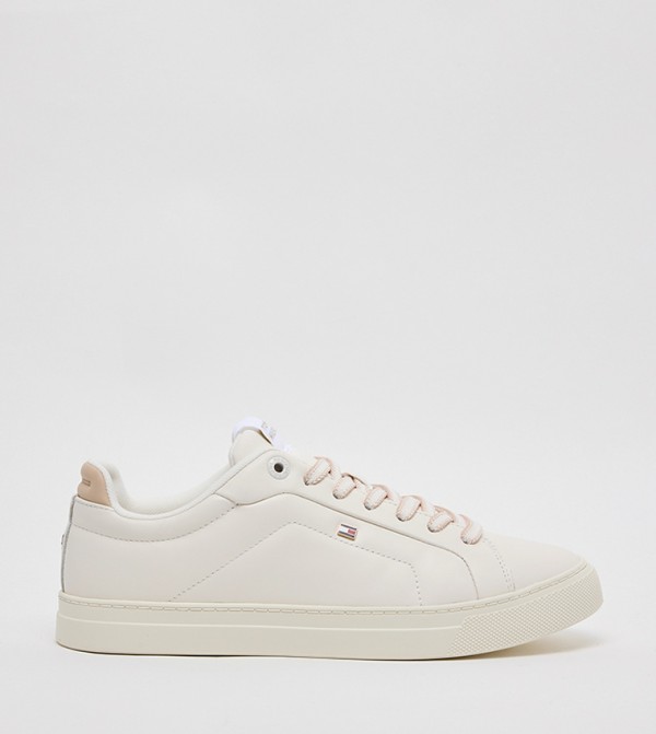 Textured Low-Top Sneakers