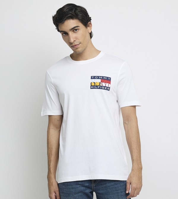 Logo Printed Crew Neck T-Shirt