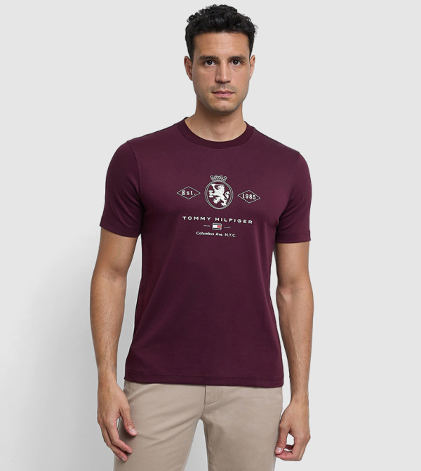 Printed Crew Neck T-Shirt