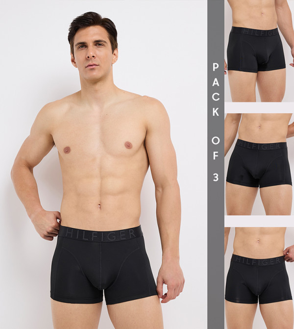 سروال داخلي بخصر بشعار – 3 قطع