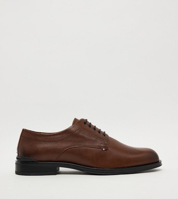 CORPORATE Solid Lace-Up Shoes