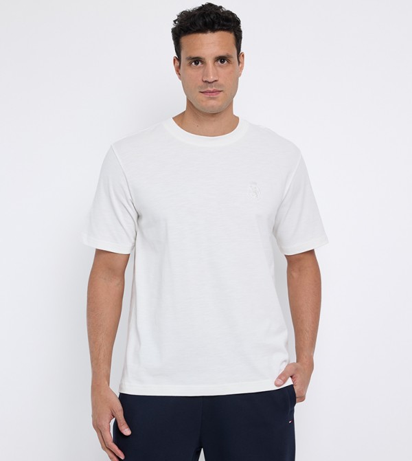 Logo Embroidered Short Sleeves T-Shirt