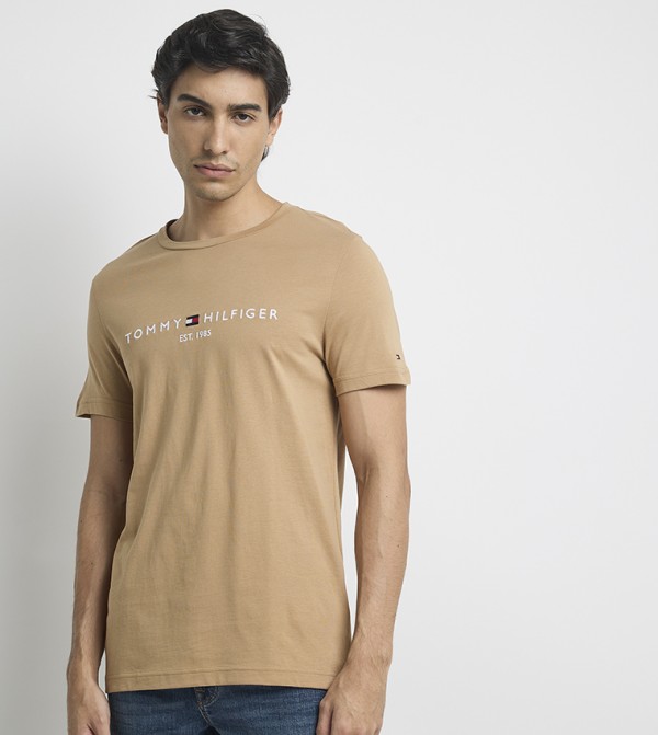 Logo Embroidered Short Sleeves T-Shirt