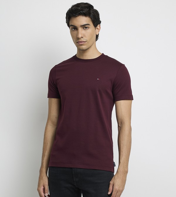 Flag Detail Short Sleeves T-Shirt