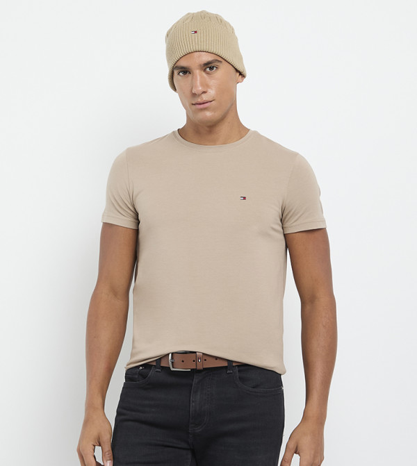 Stretch Slim Fit Short Sleeves T-Shirt