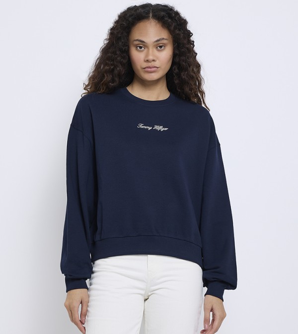 Printed Crew Neck Sweatshirt