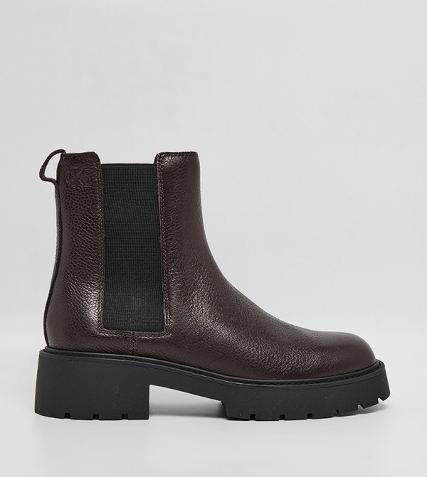 Block Heel Chunky Chelsea Boots