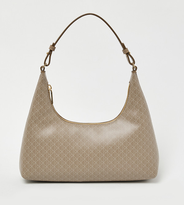 Monogram Patterned Shoulder Bag