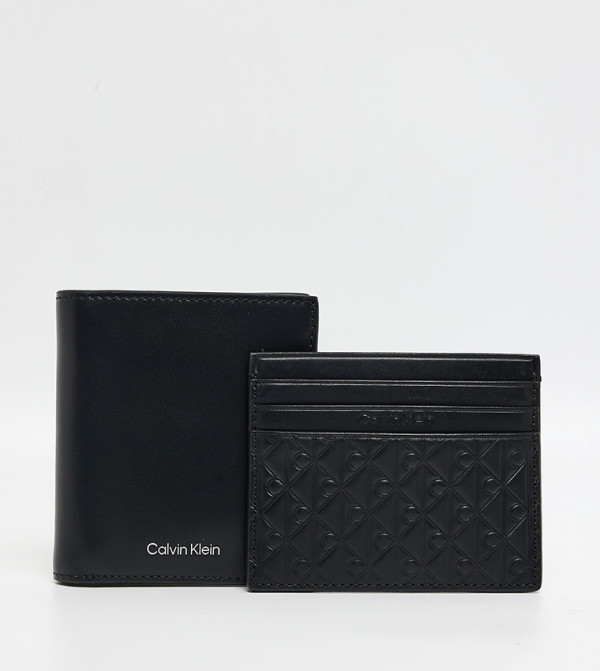 Logo Detail Bi-Fold Wallet & Cardholder