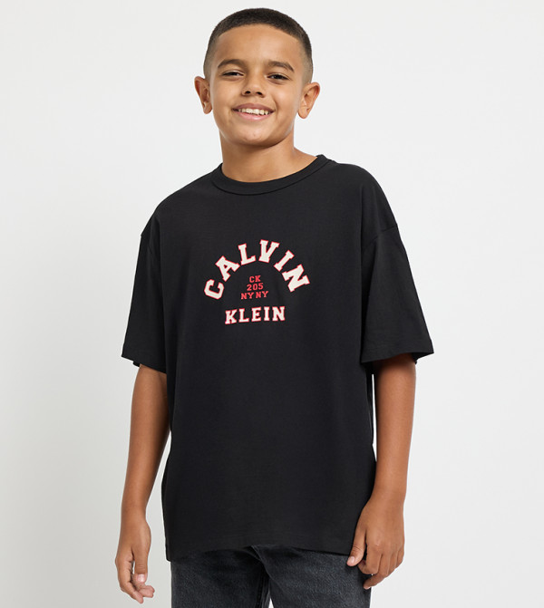 Logo Printed Crew Neck T-Shirt