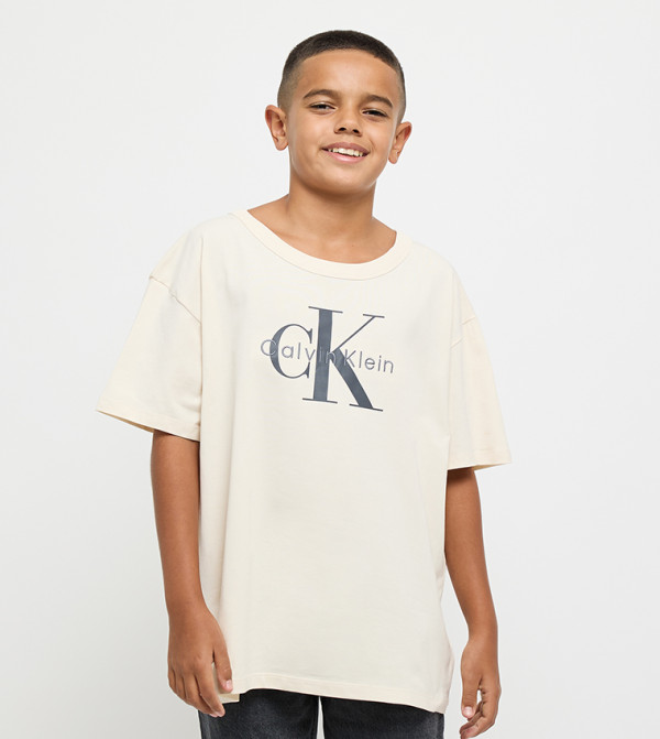 Logo Printed Crew Neck T-Shirt