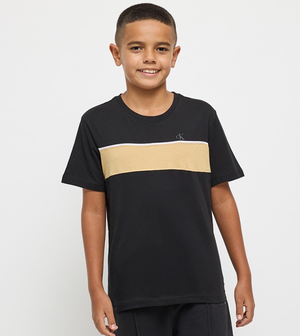 Color Block Crew Neck T-Shirt