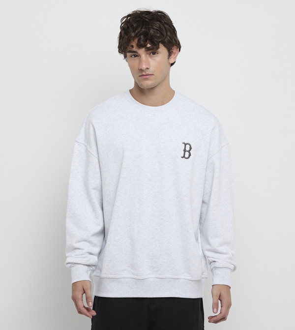 Logo Detail Long Sleeves Sweatshirt