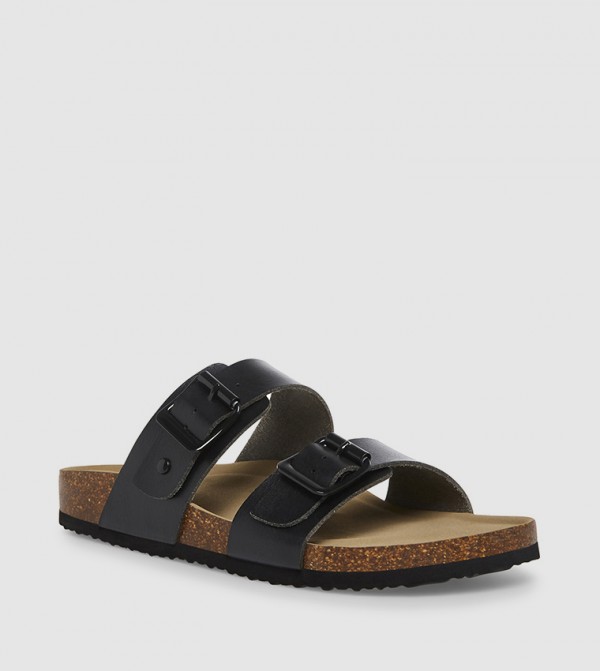 Buy Steve Madden BRANDO Double Strap Sandals In Black 6thStreet UAE