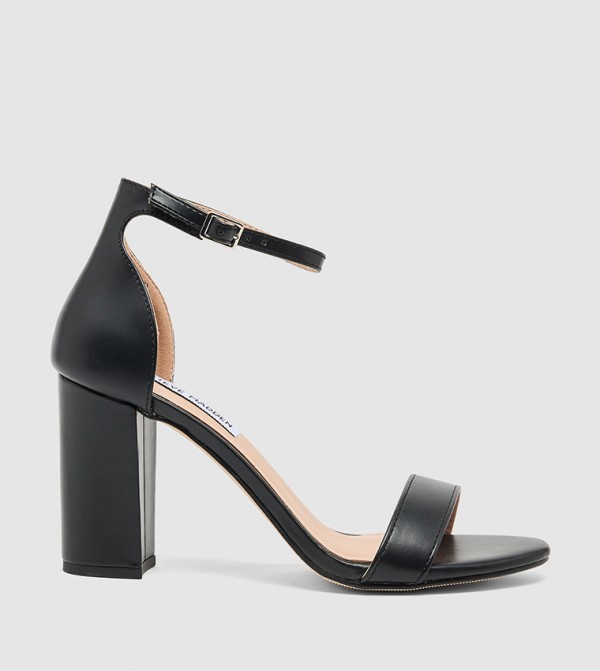 BEELLA Ankle Strap Block Heel Sandals