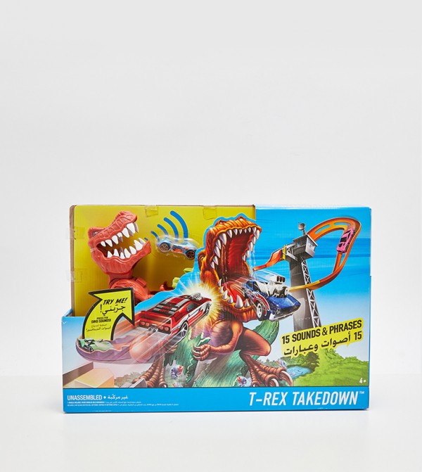 Buy HOT WHEELS T Rex Takedown Playset In Multiple Colors 6thStreet Bahrain