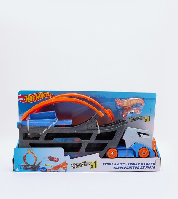 Buy HOT WHEELS Stunt N Go Truck Toy In Multiple Colors 6thStreet UAE