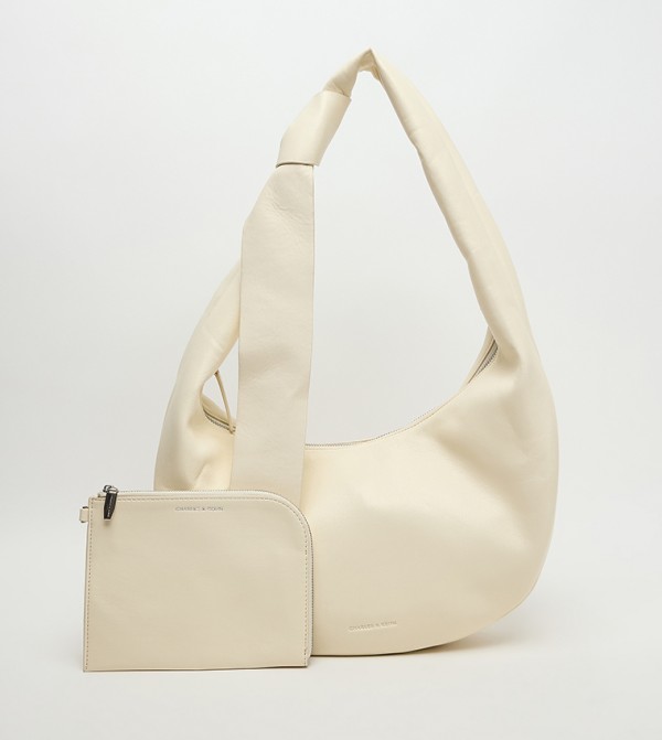 TONI Knotted Crescent Hobo Bag
