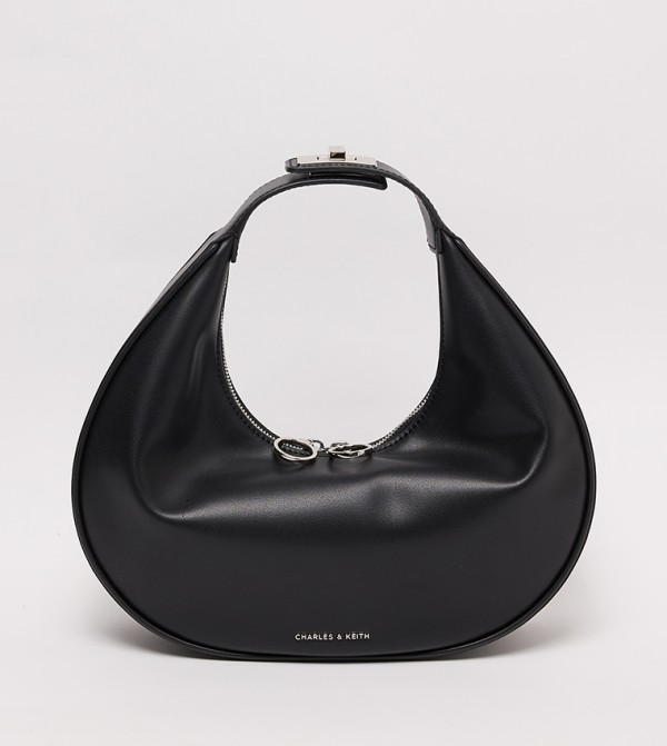 CRESCENT Zippered Hobo Bag