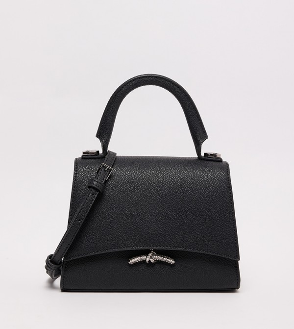 HUXLEY Textured Top Handle Bag