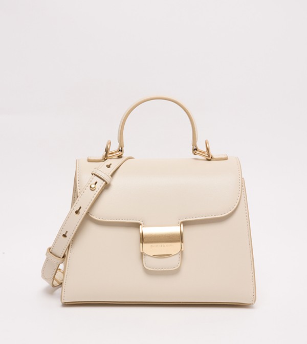 Textured Top Handle Bag